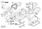 Bosch 0 601 754 003 Gws 23-230 Angle Grinder 230 V / Eu Spare Parts